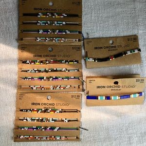 beaded bracelet Lot: 5 IRON ORCHID STUDIOS bracelets #210